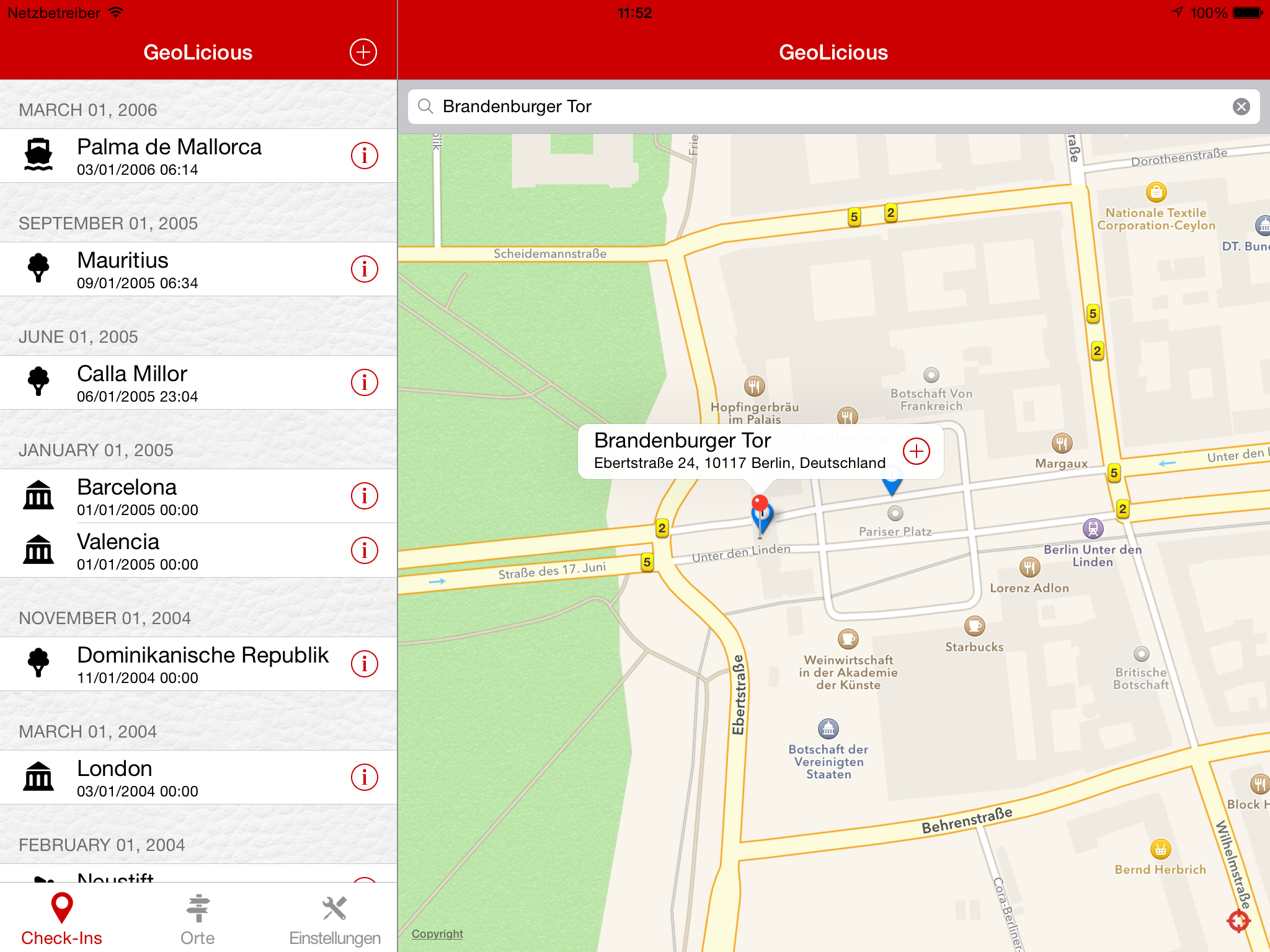 Search for Locations